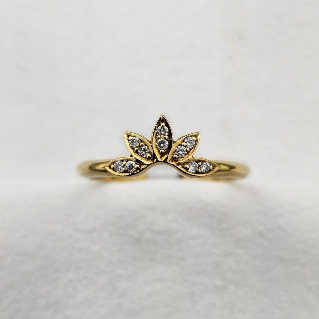Diamond Fancy Wedding Band