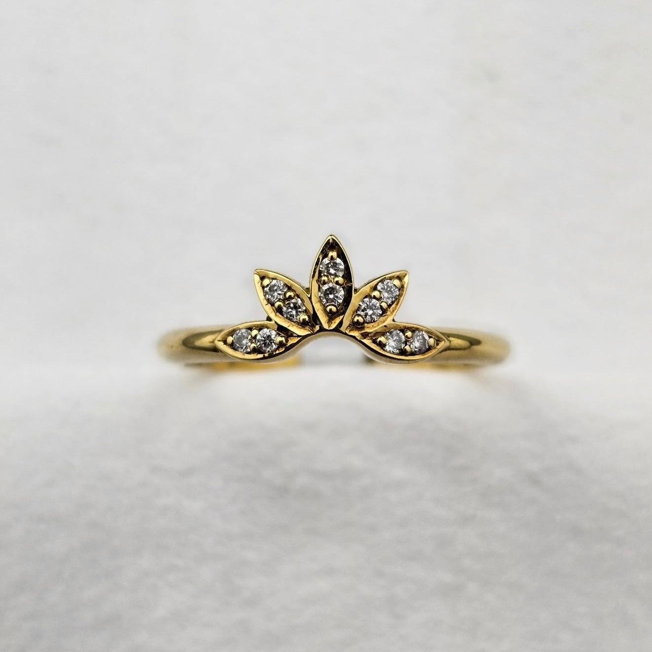 Diamond Fancy Wedding Band