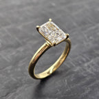The Hannah Radiant Cut Solitaire Lab Grown Diamond Ring