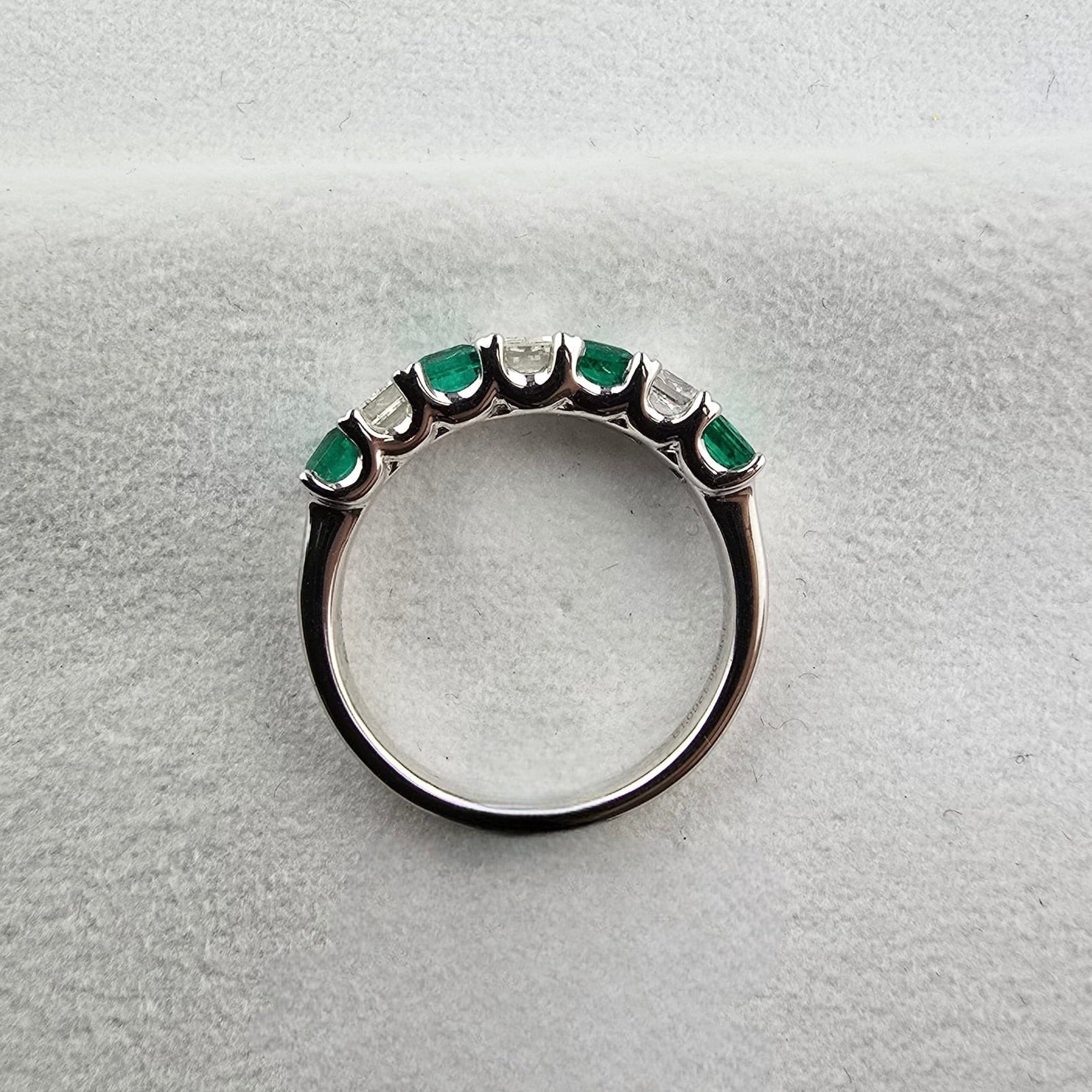 Emerald and Diamond Eternity Ring