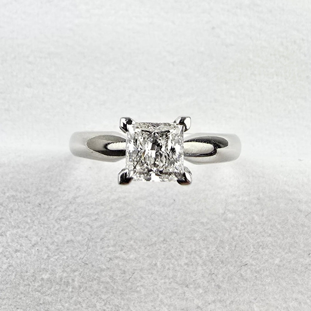 Princess Diamond Solitaire Ring