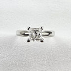 Princess Diamond Solitaire Ring