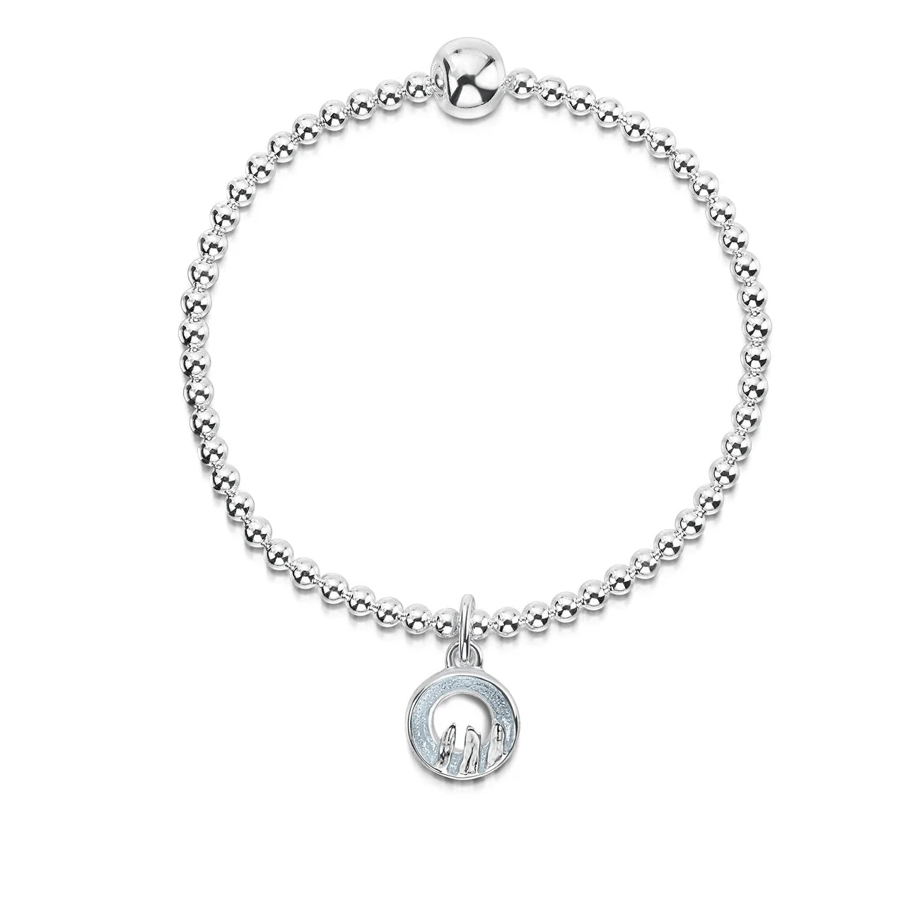 Orkney Spirit Stretch Bracelet in Dew Enamel