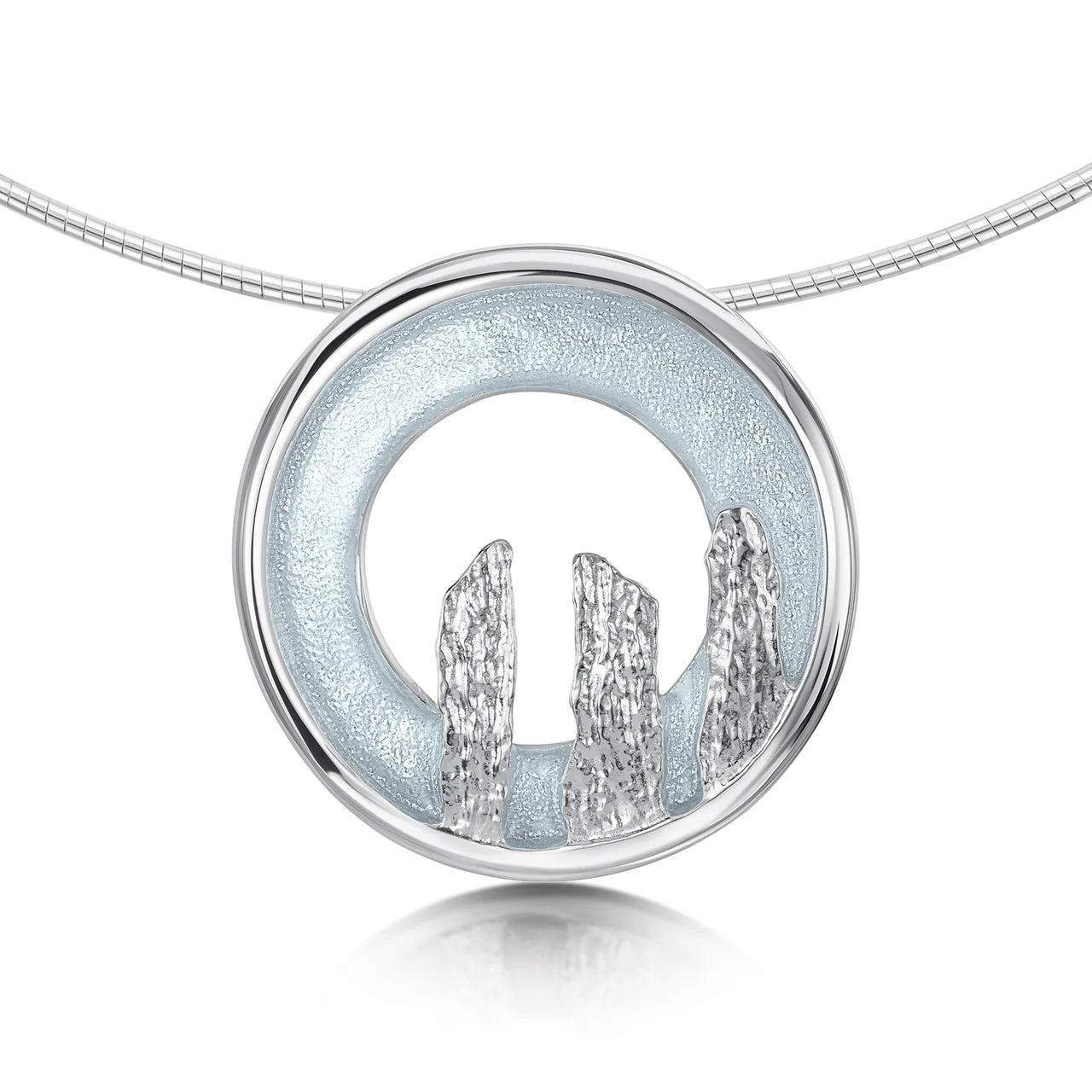 Orkney Spirit Dress Necklace in Dew Enamel