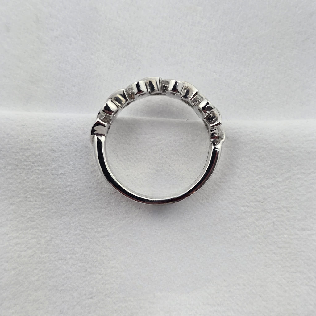 Bar Set Baguette Diamond Dress Ring