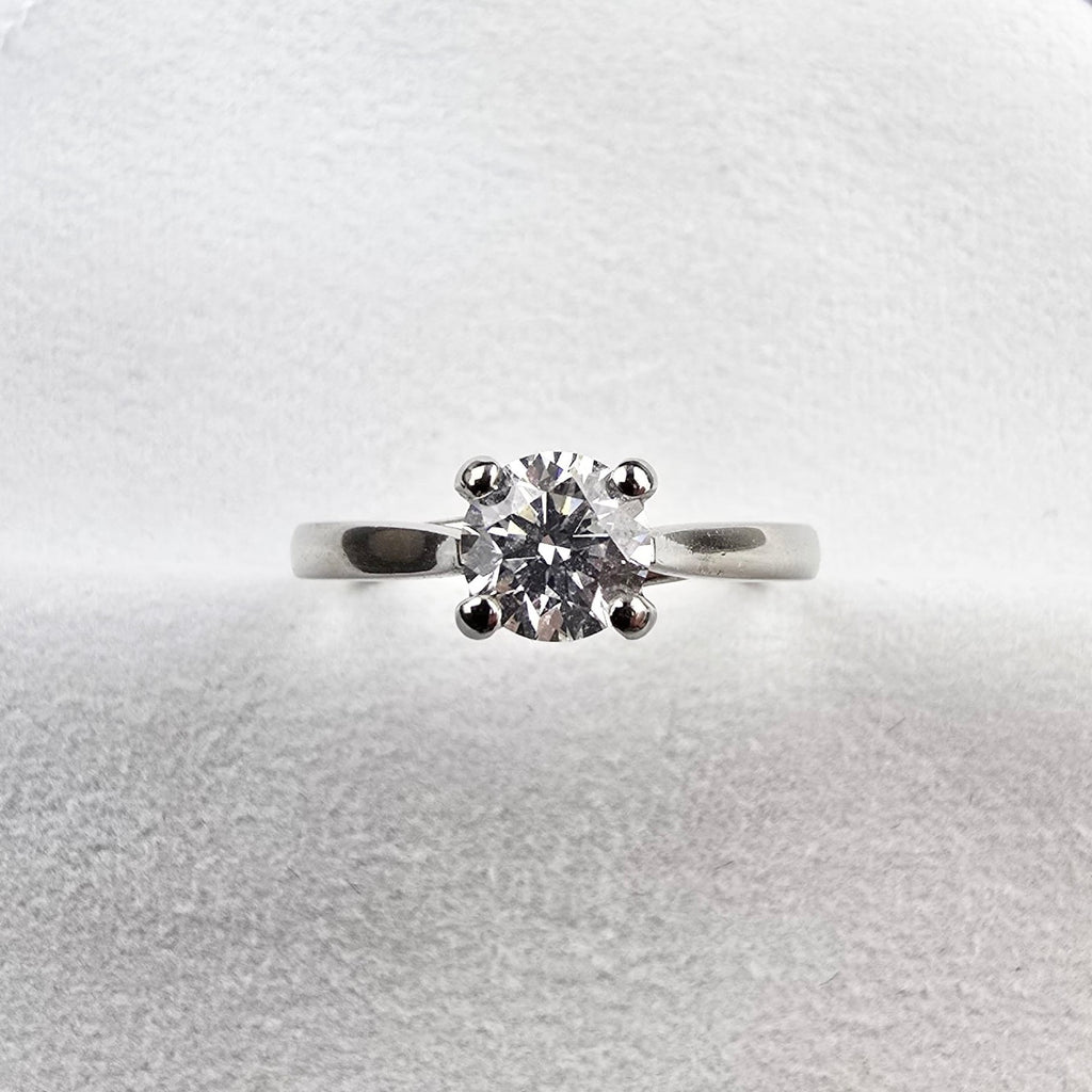 Round Diamond Solitaire Ring