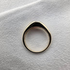 Oval Ruby Reverse Taper Ring