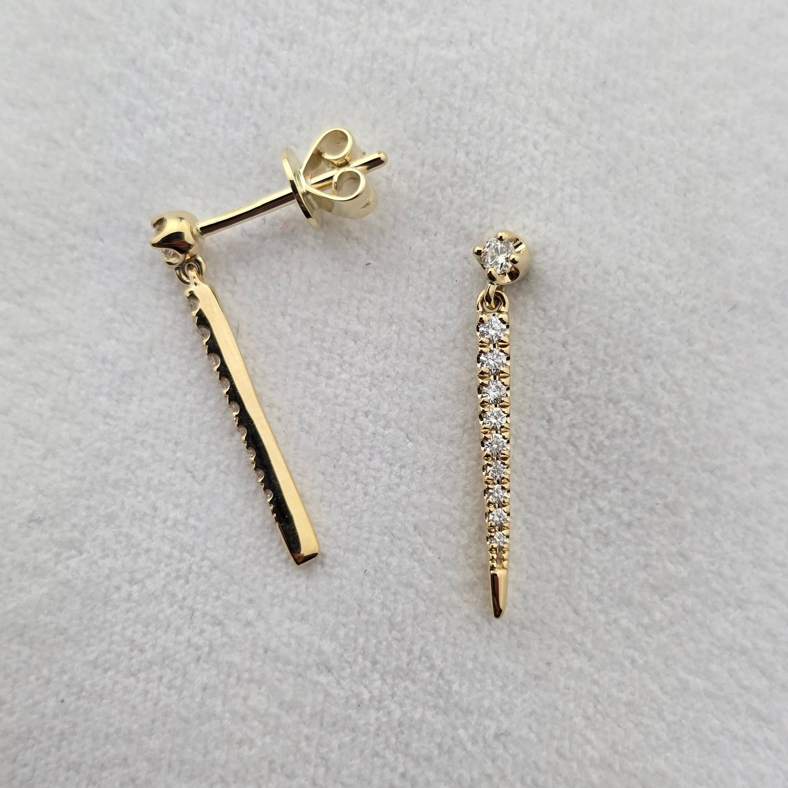 Diamond Drop Earrings