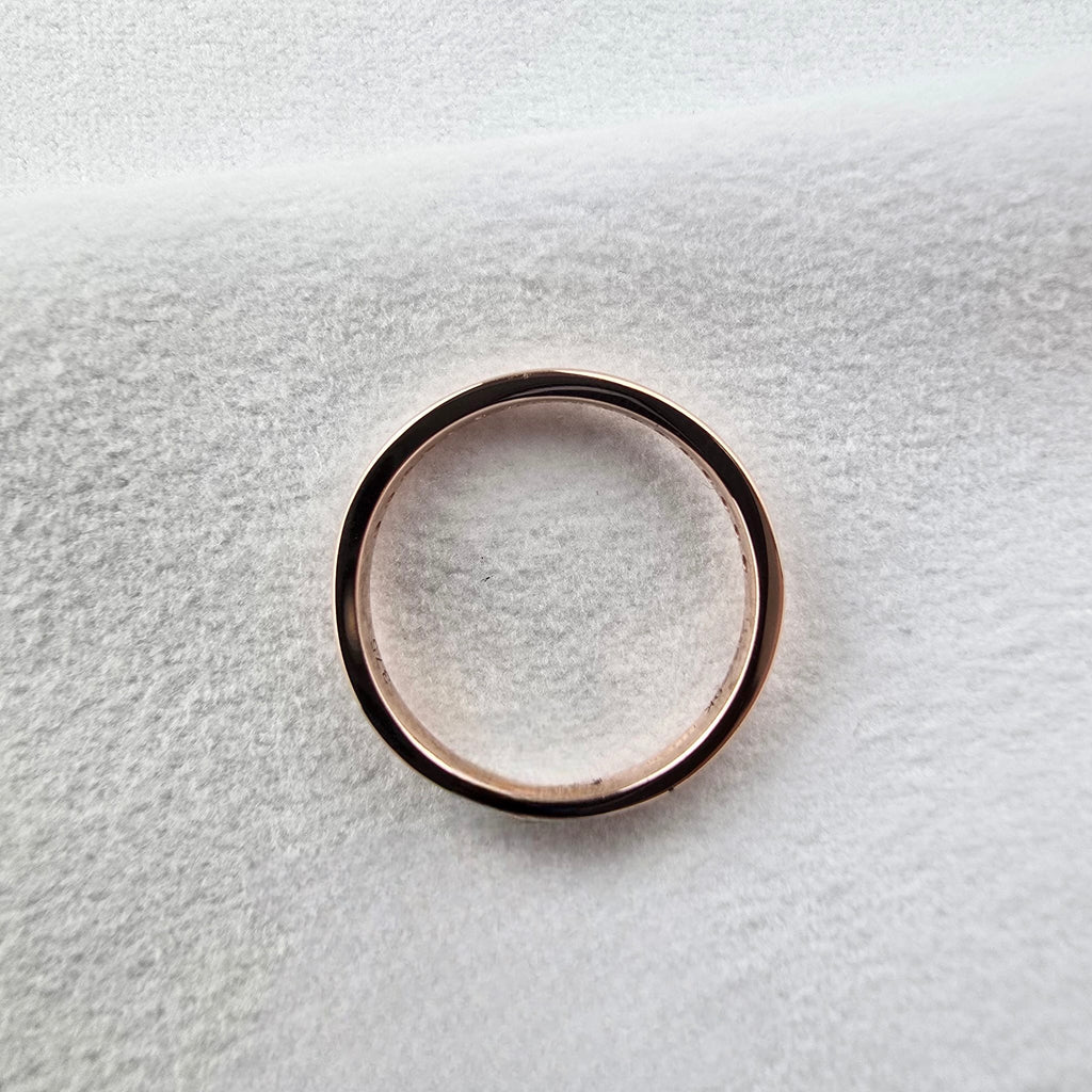 Milgrain Pave Set Diamond Band