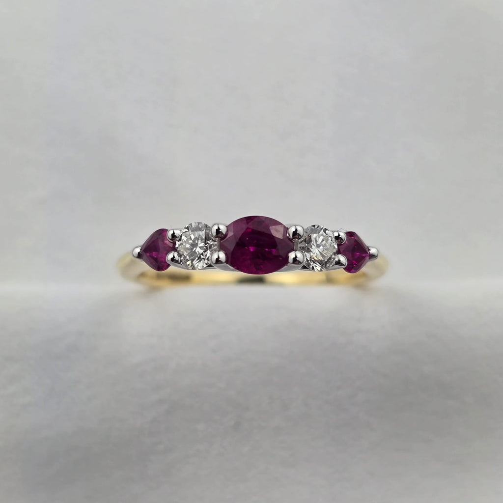 Ruby and Diamond Dress Ring