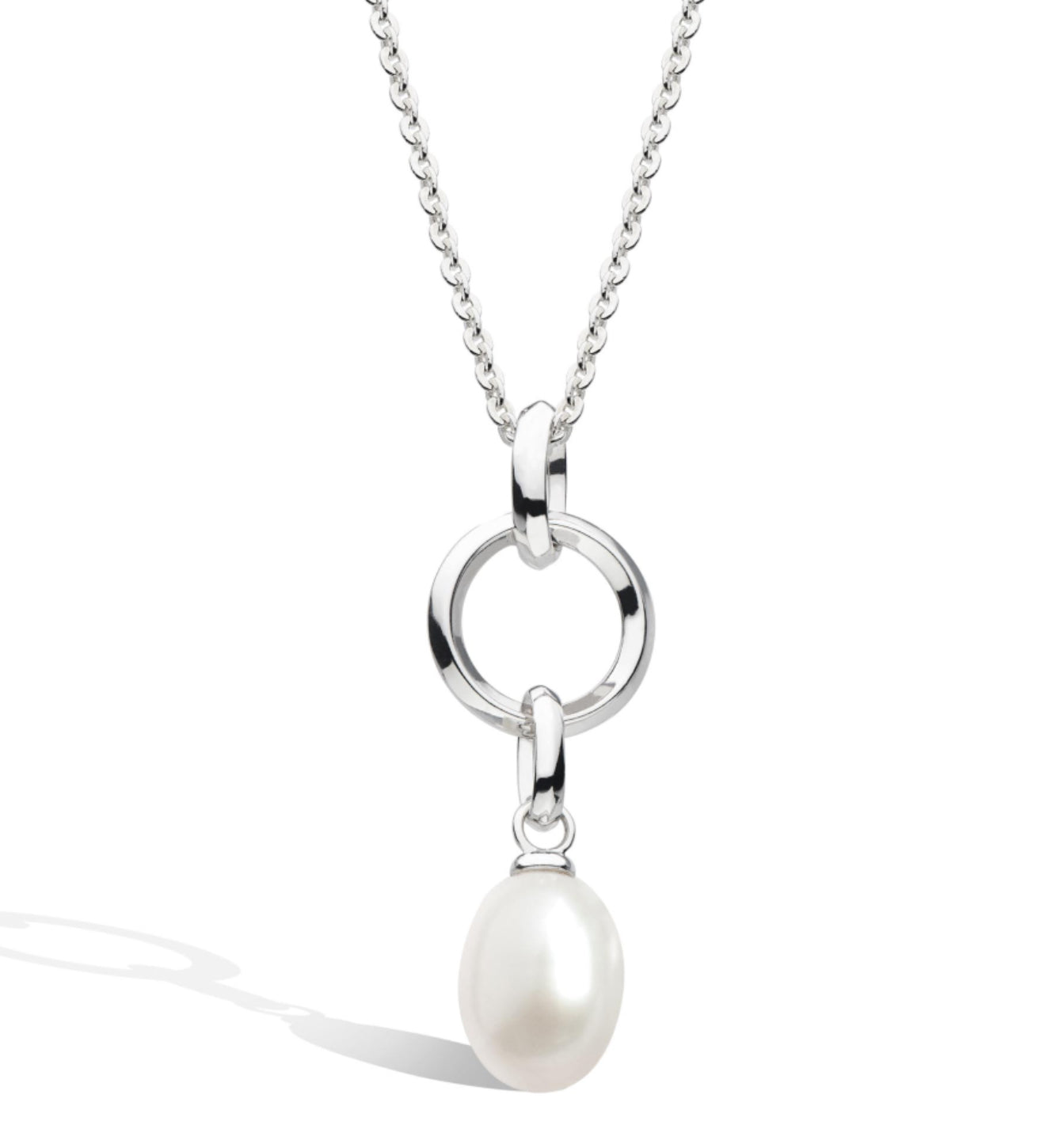 Revival Classic Pearl Link Drop Necklace