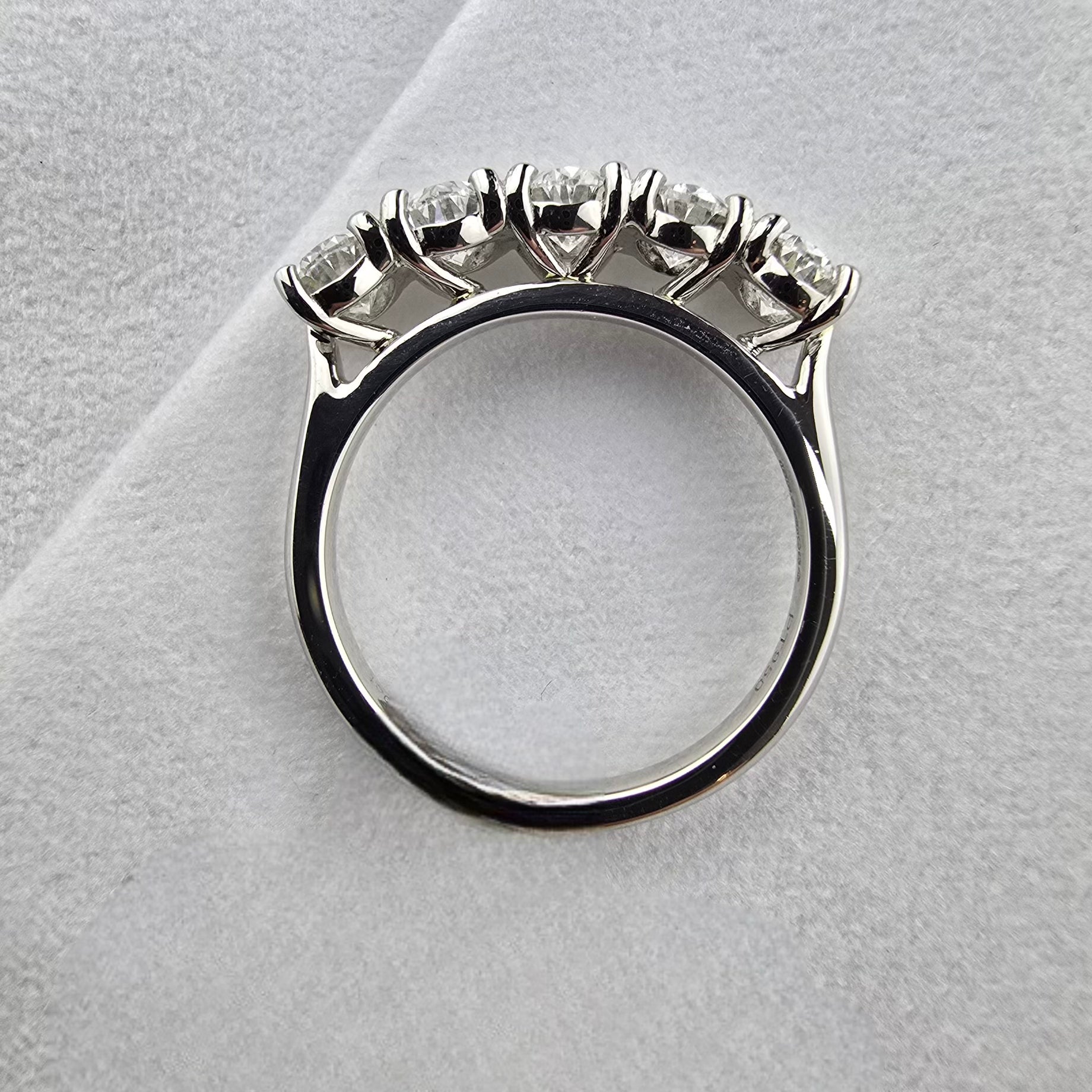 Oval Cut Diamond Eternity Band