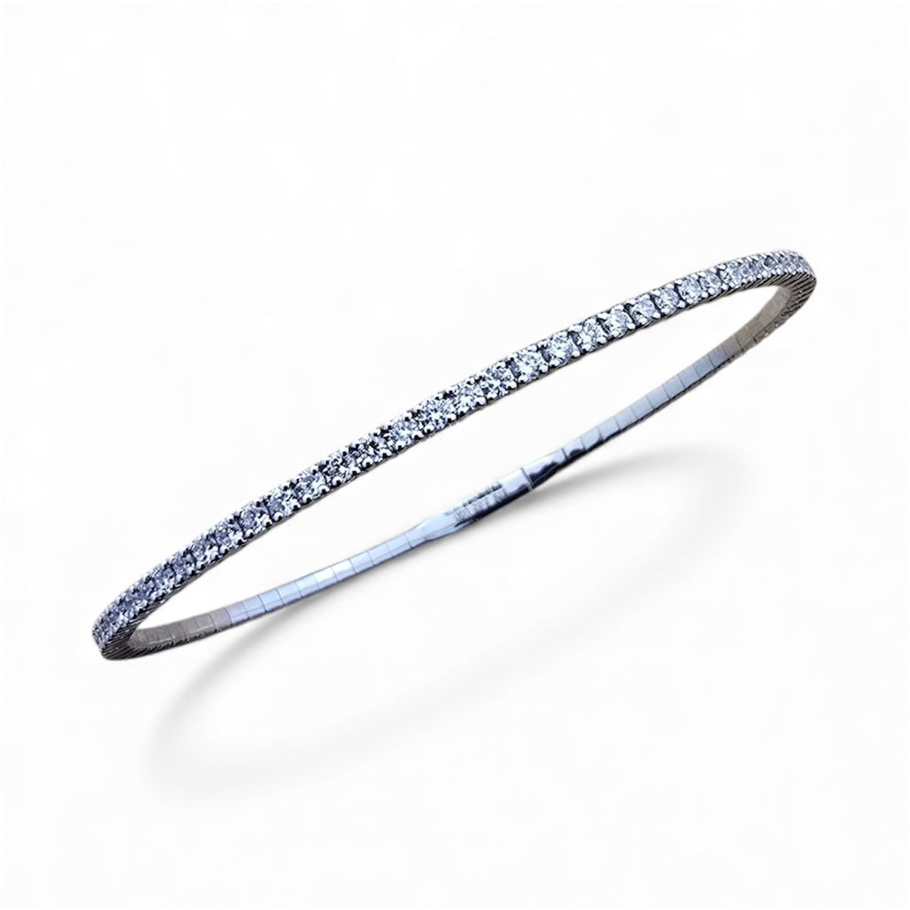 Lab Grown Diamond Tennis Flex-Bangle