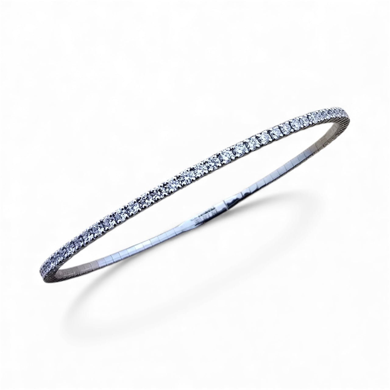 Lab Grown Diamond Tennis Flex-Bangle