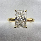 The Hannah Radiant Cut Solitaire Lab Grown Diamond Ring