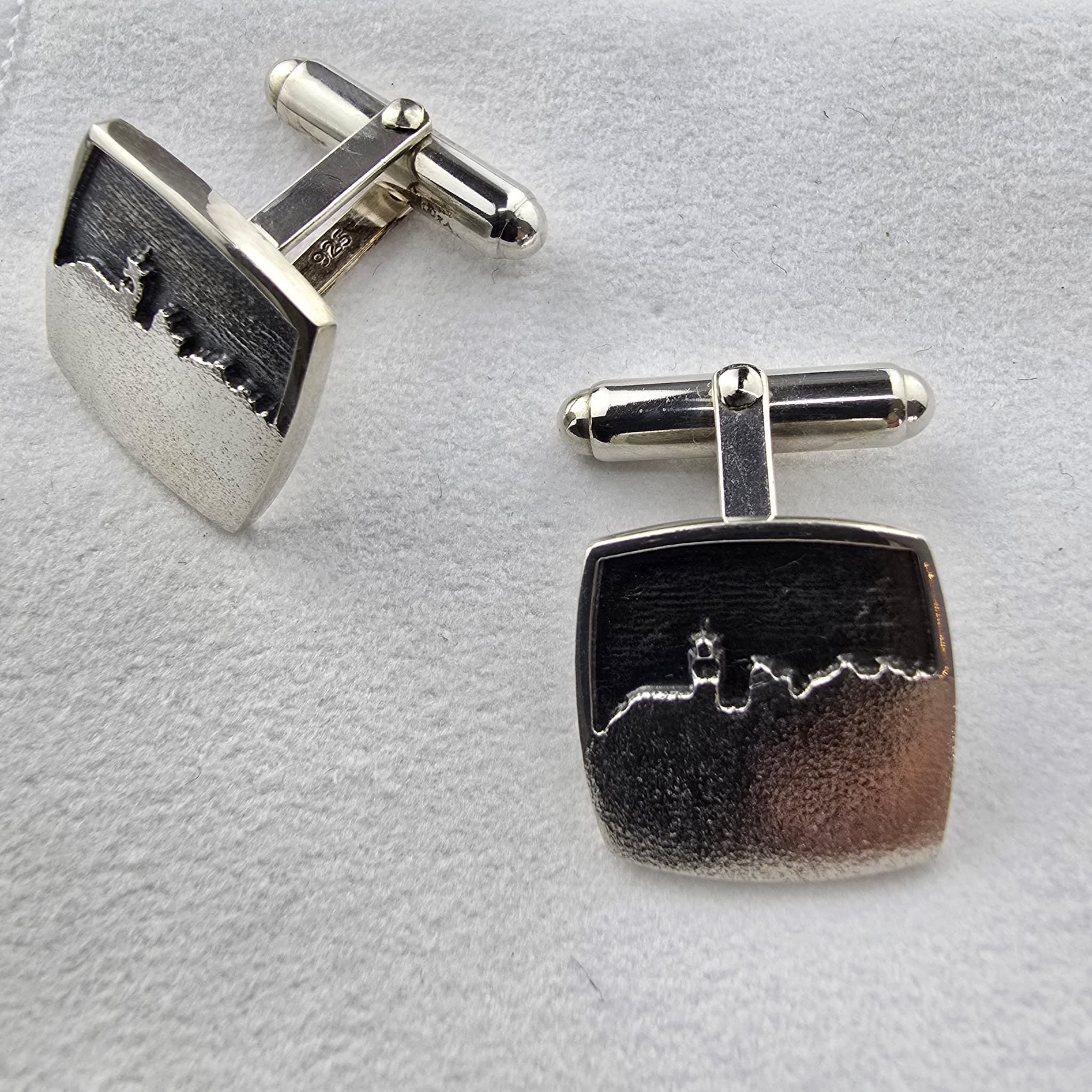 Silver Palace Cufflinks