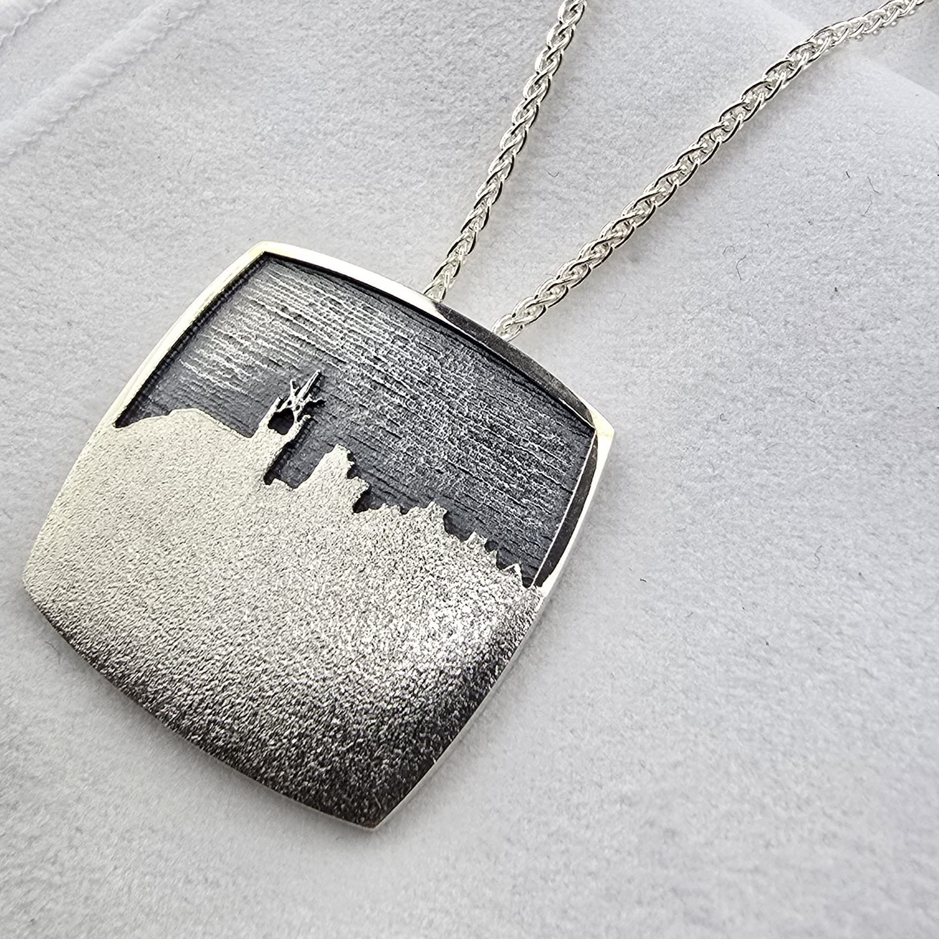 Silver Large Palace Pendant