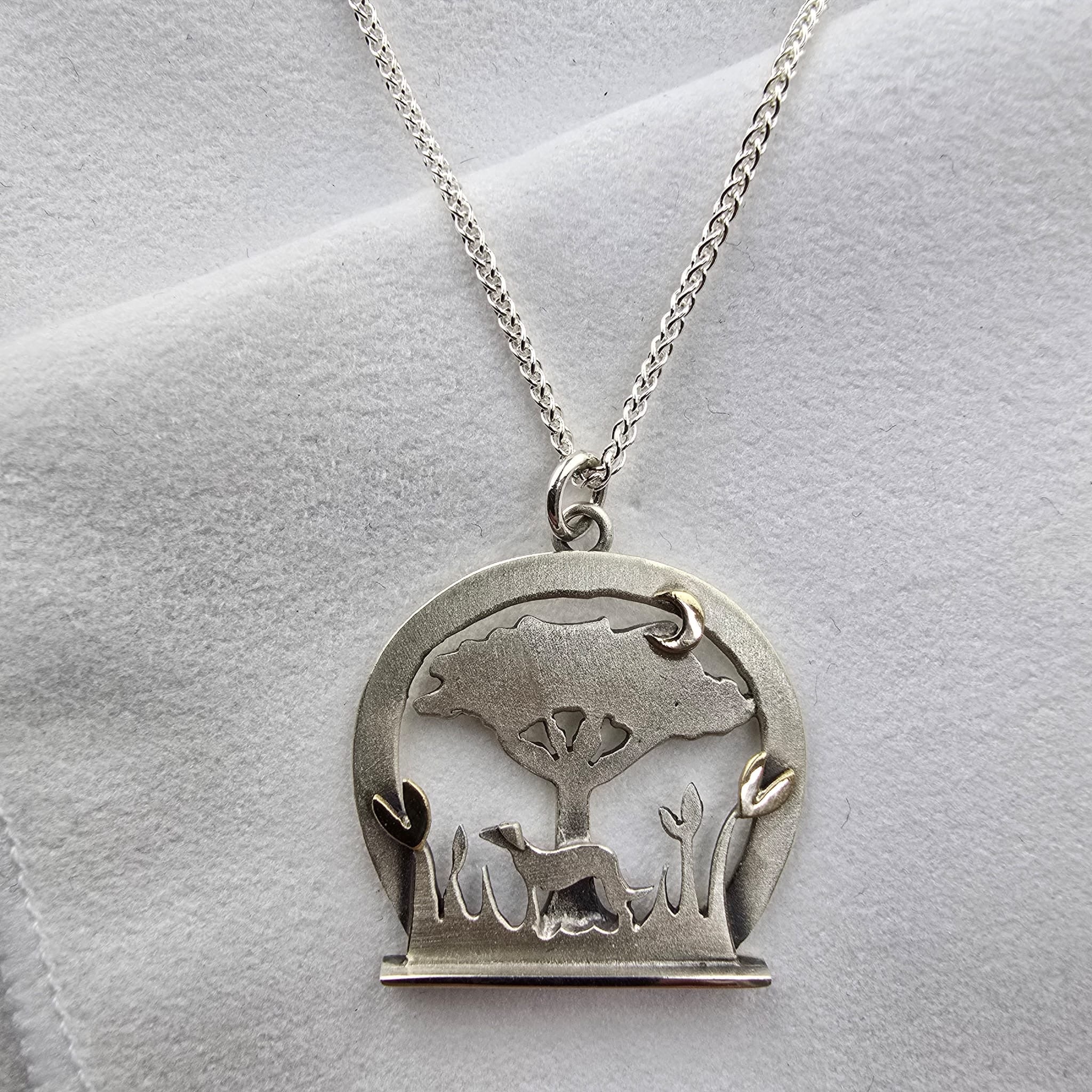 Small Black Dog Pendant