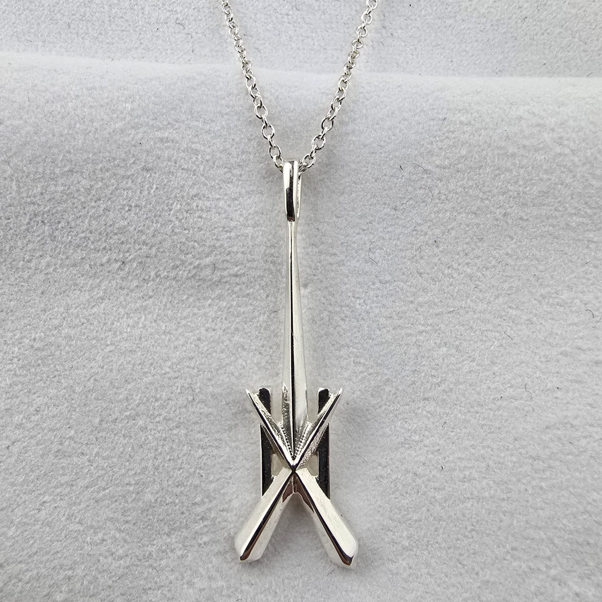 Spire Large Silver Pendant