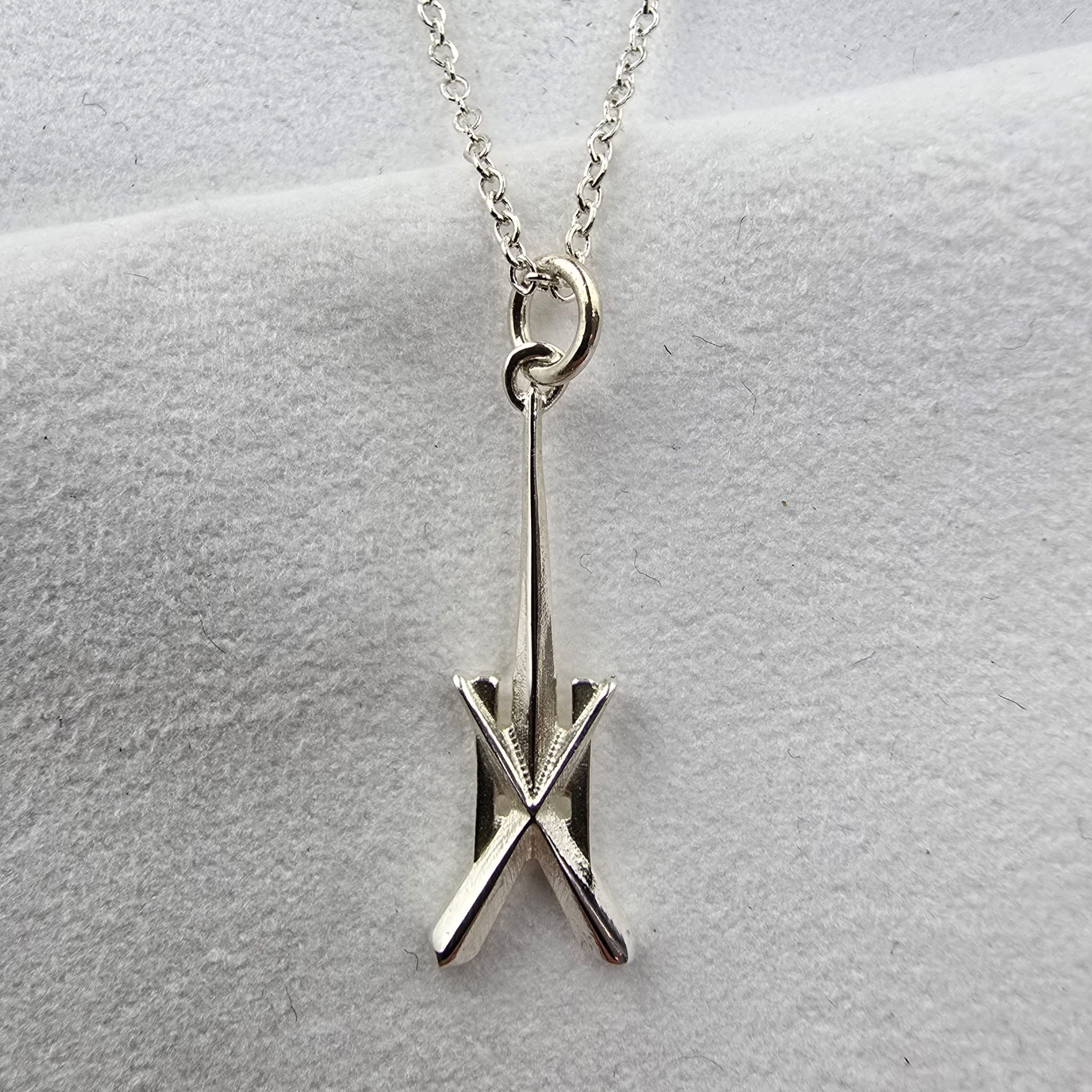 Spire Small Silver Pendant