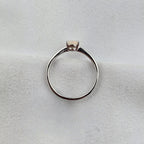 Opal Pear Solitaire Ring