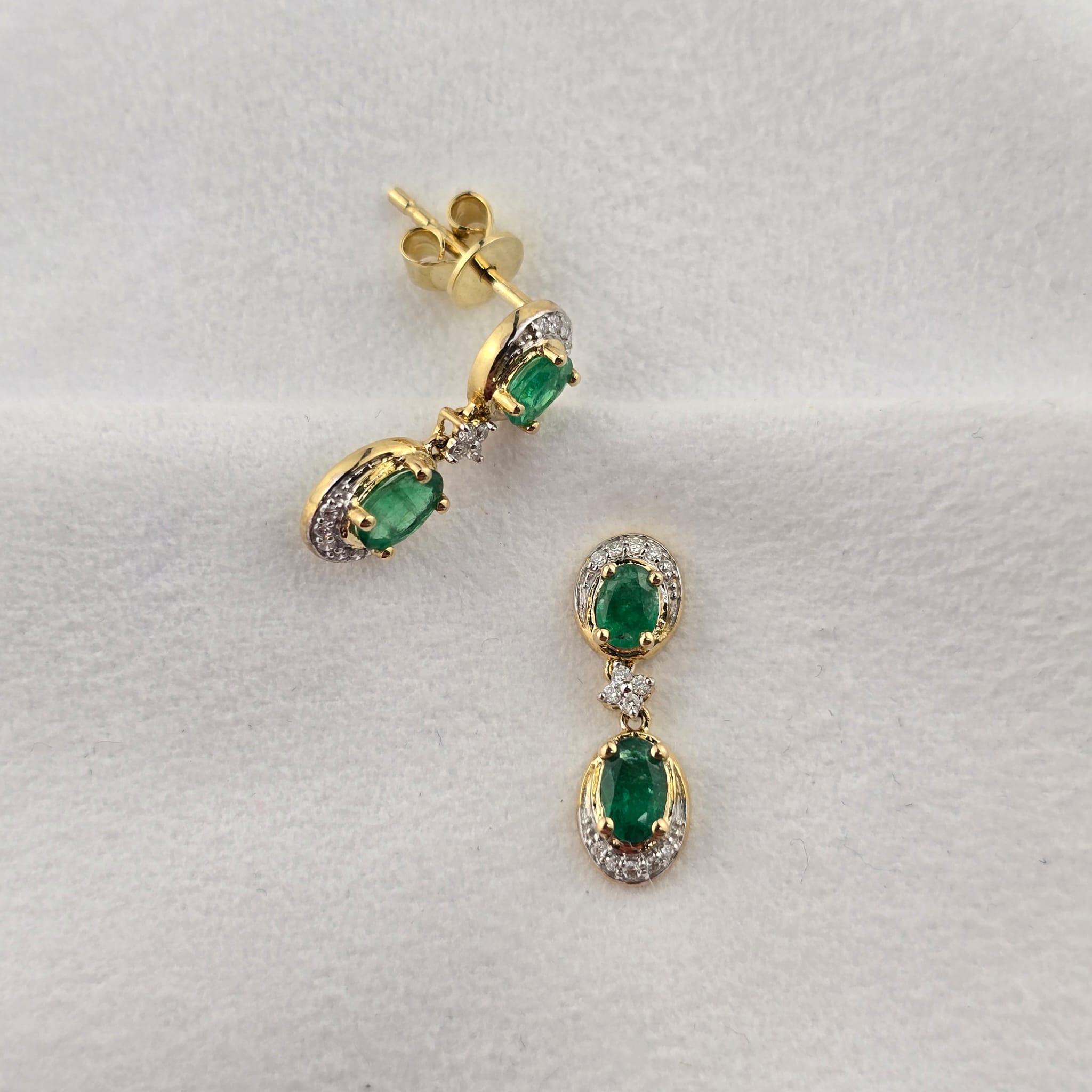 Emerald Drop Earrings