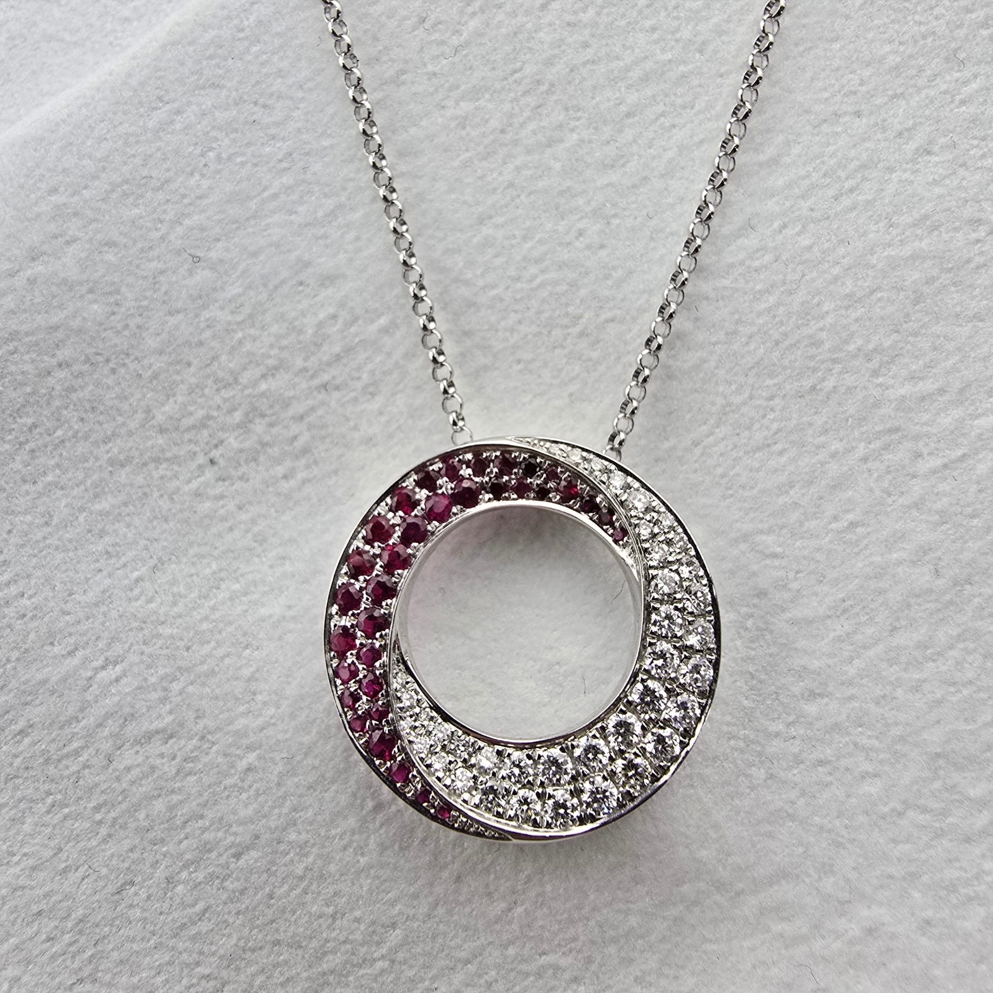Ruby and Diamond Pendant