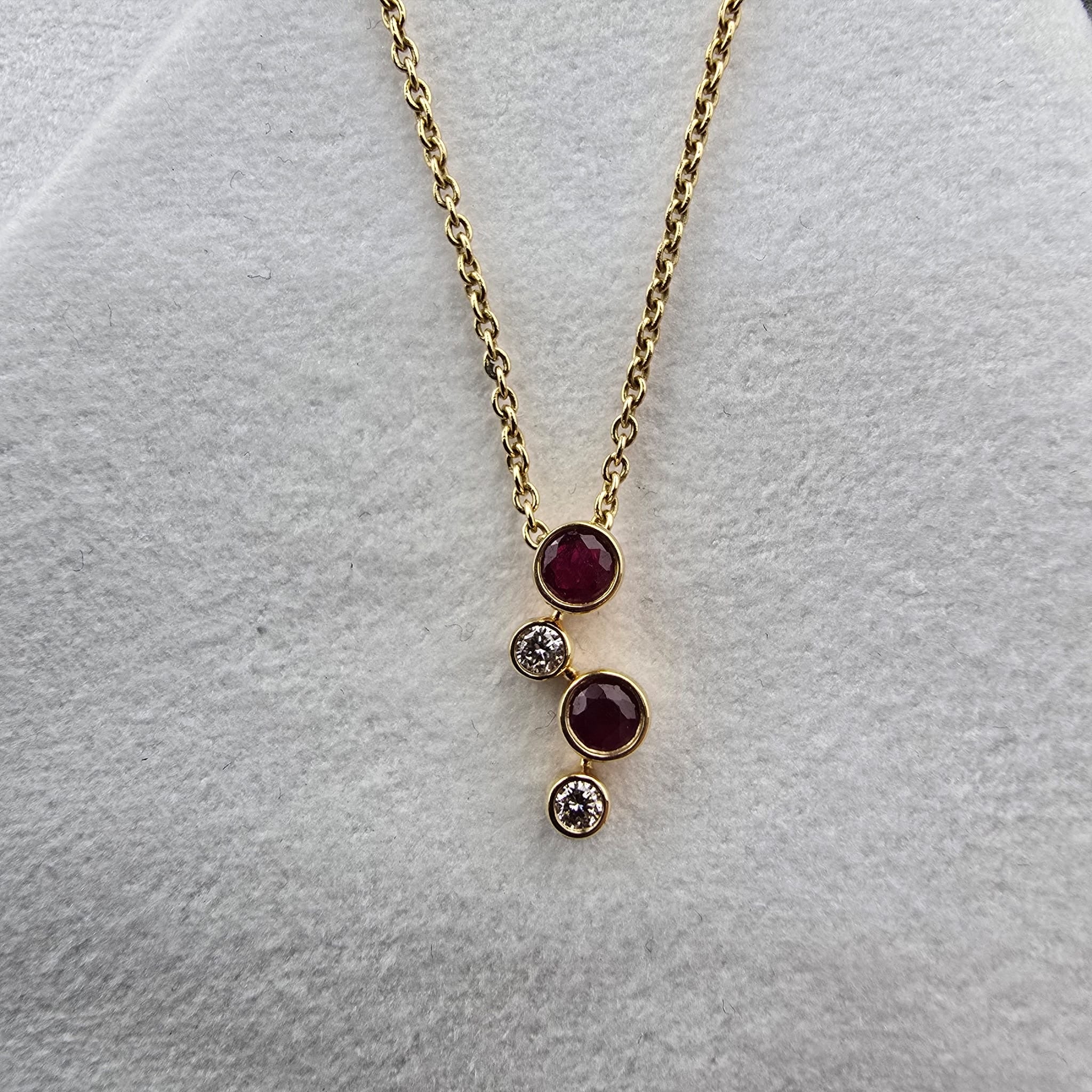 Ruby Bubble Pendant