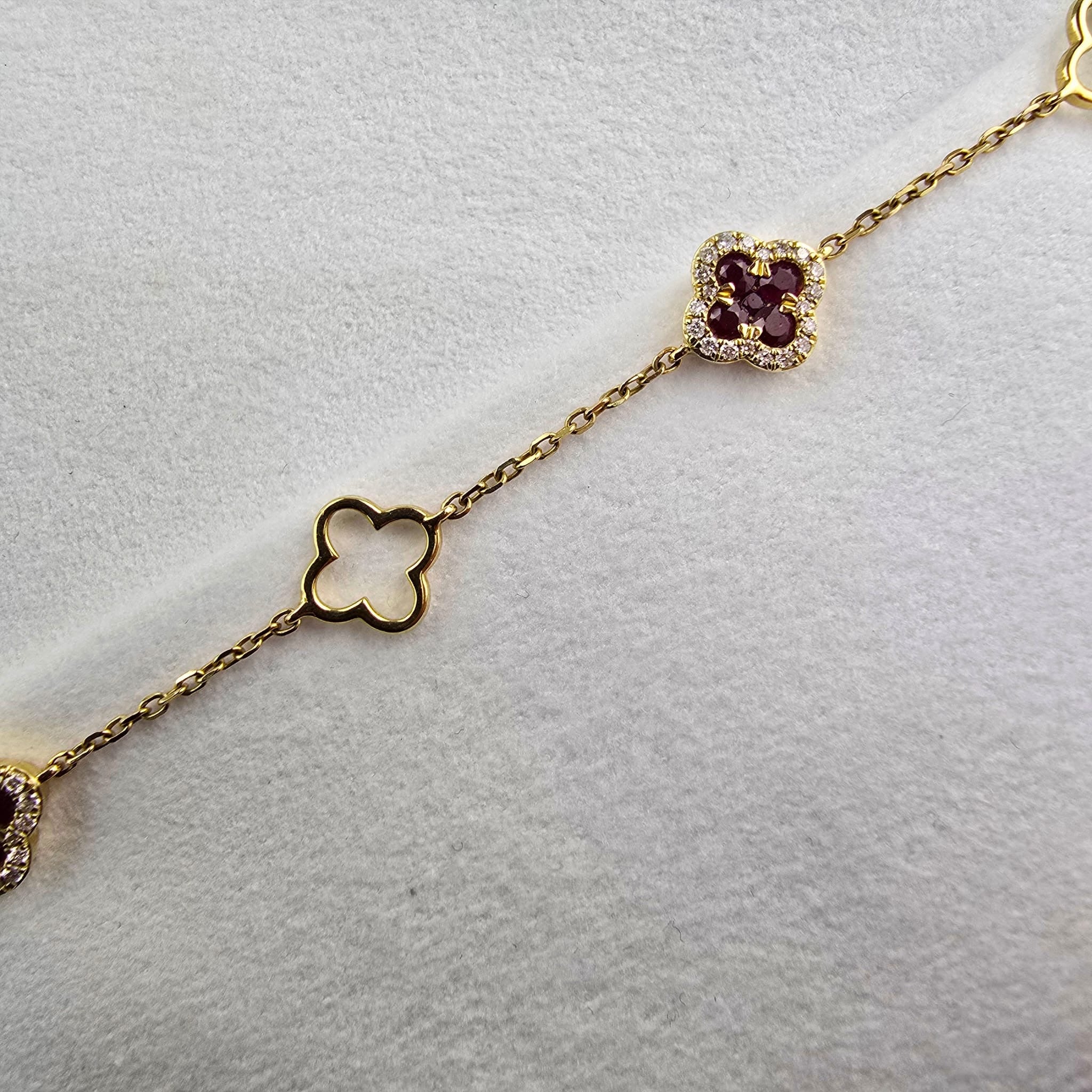 Ruby and Diamond Bracelet
