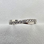 Pave Set Diamond Twist Band