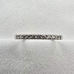 Scalloped Claw Set Diamond Band