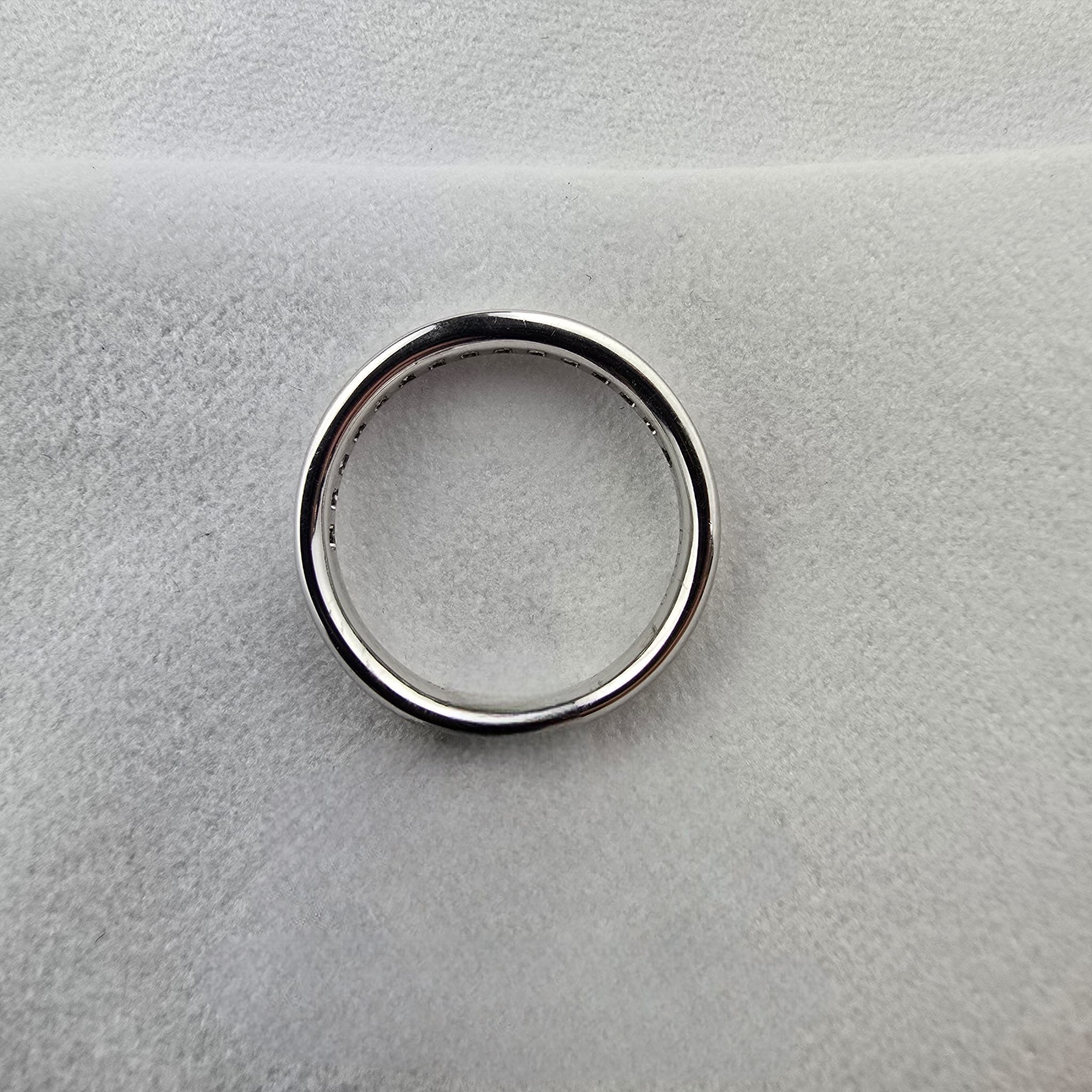 Princess Cut Channel Set Band