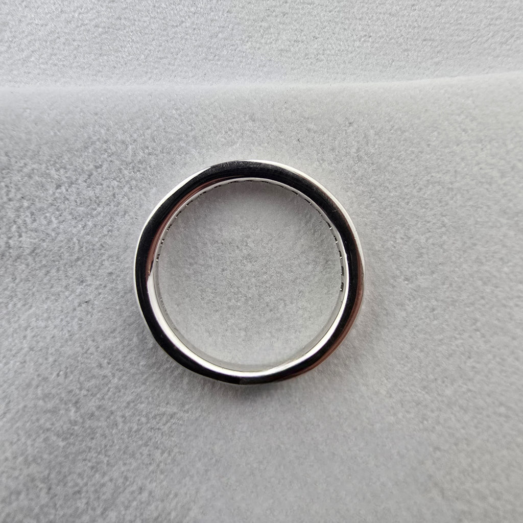 Princess Cut Channel Set Band