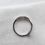 Diamond Tiara Wishbone Ring