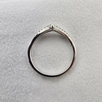Open Diamond Wishbone Ring