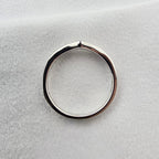 Milgrain Pave Set Diamond Wishbone