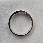 Channel Set Diamond Wishbone