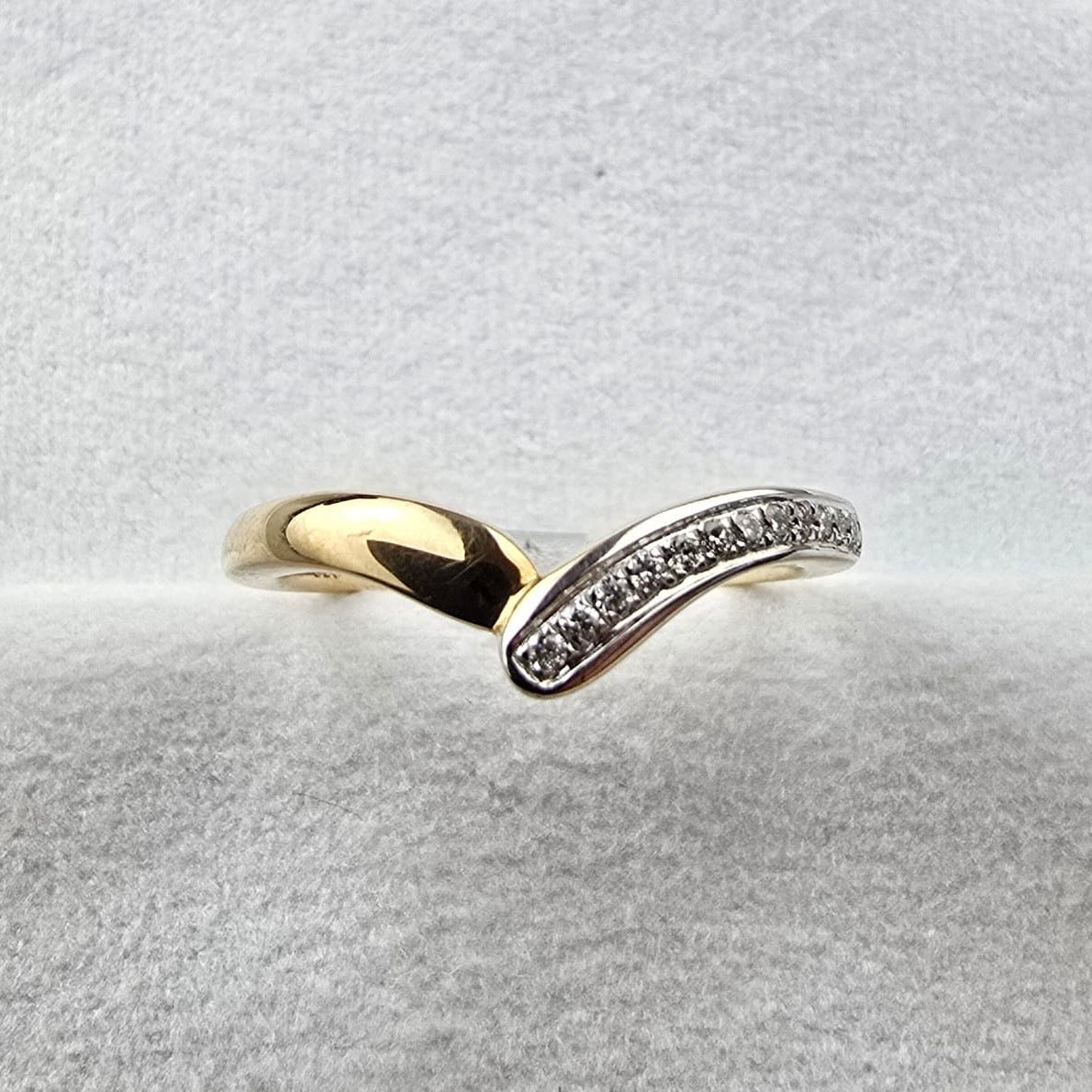 Diamond Set Wishbone