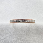 Milgrain Pave Set Diamond Band