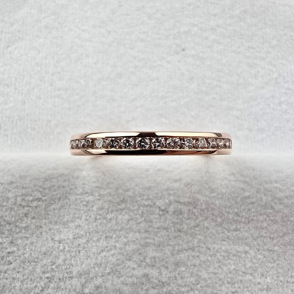 Channel Set Diamond Band