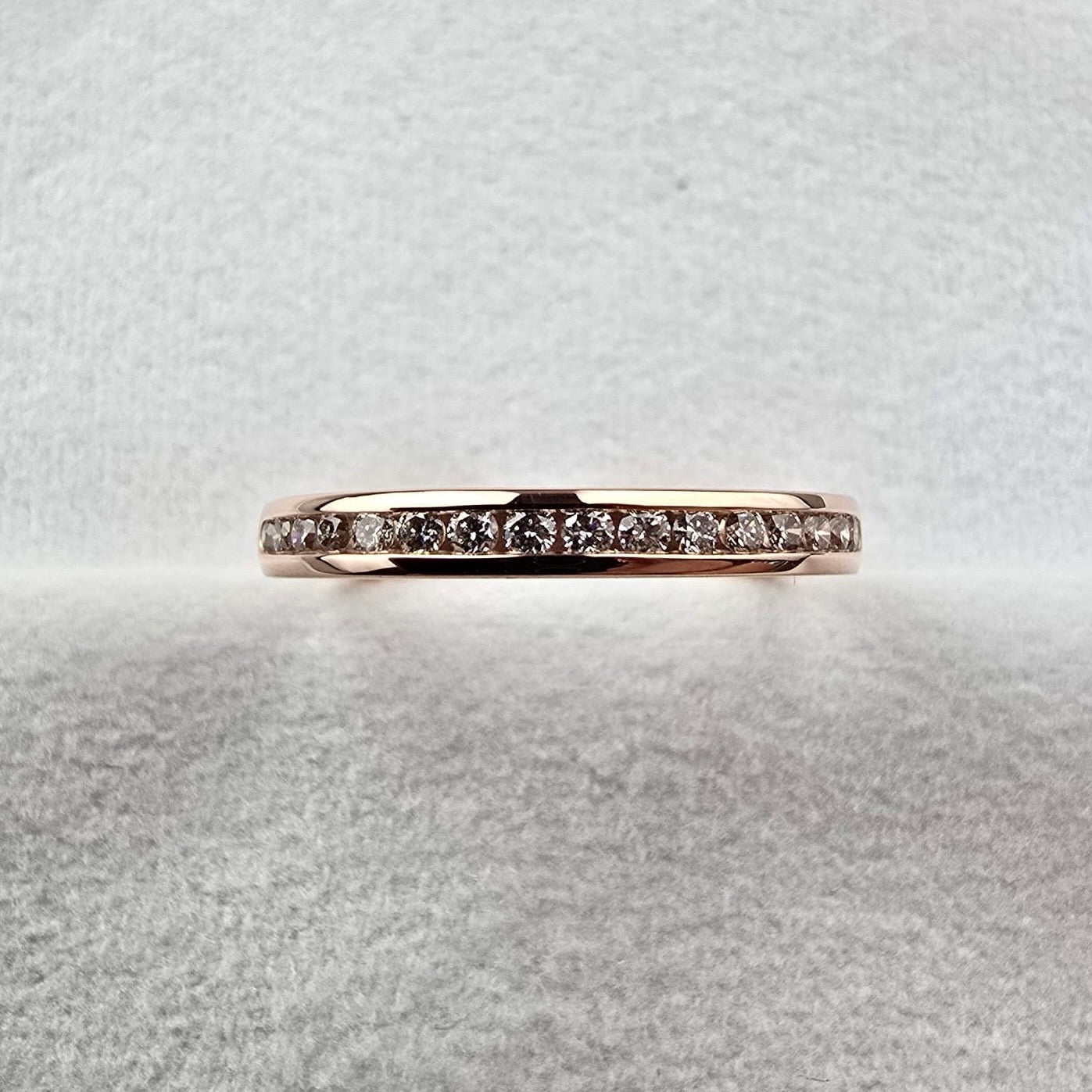 Channel Set Diamond Band