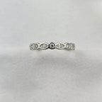 Shaped Mixed Cut Diamond Band