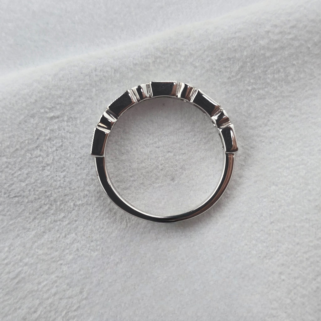 Vintage Mixed Cut Diamond Band