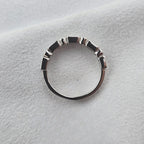 Vintage Mixed Cut Diamond Band