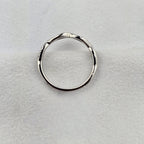 Open Woven Diamond Band