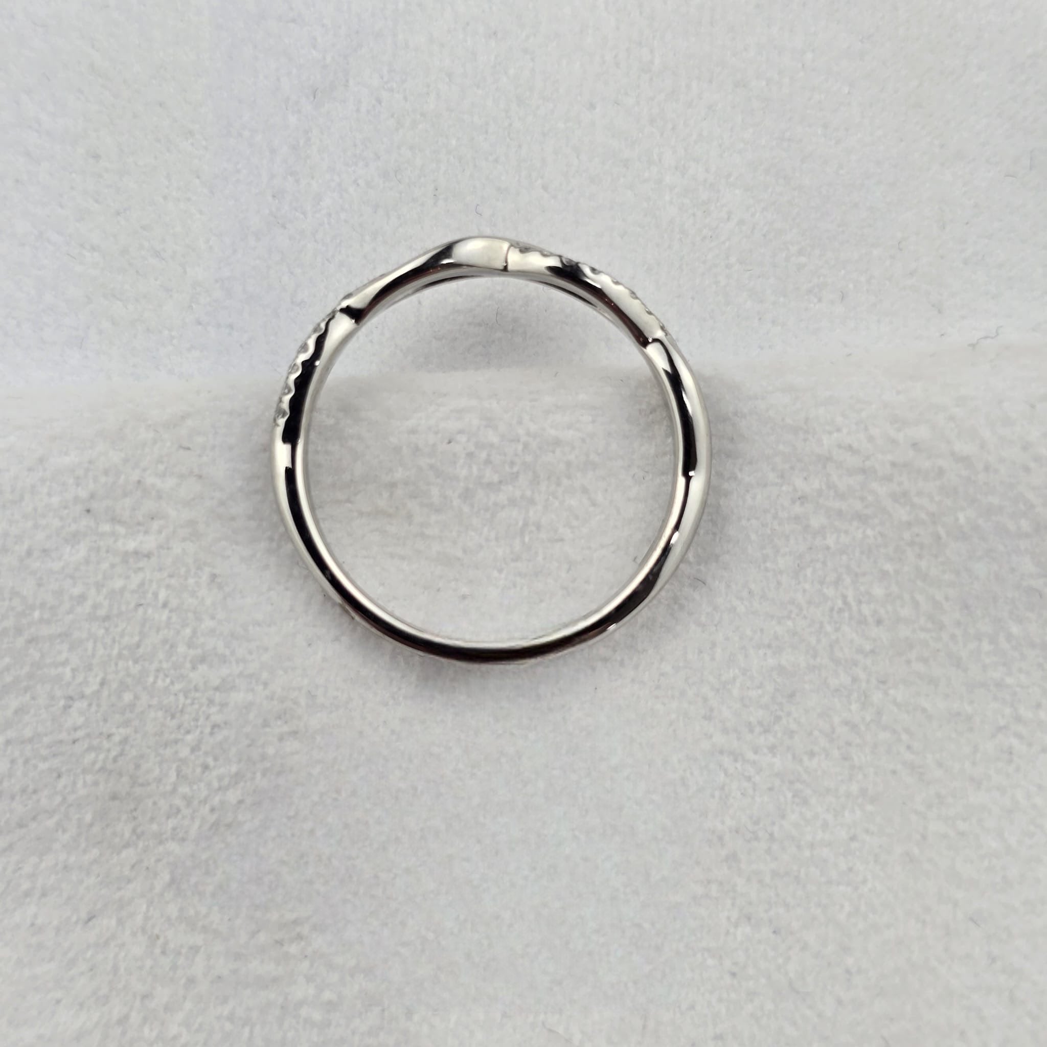 Open Woven Diamond Band