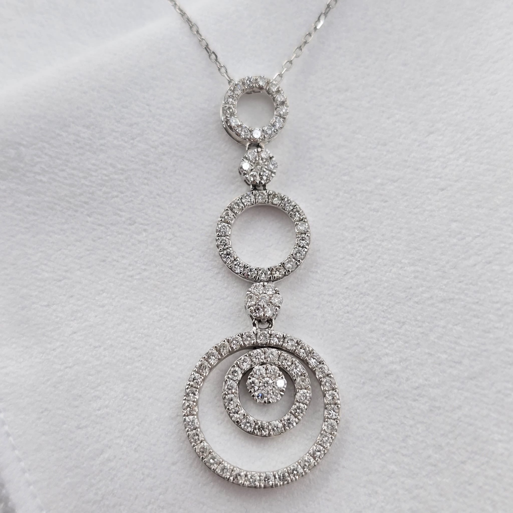 Diamond Circles Pendant