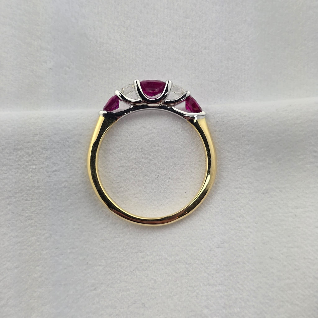 Ruby and Diamond Dress Ring