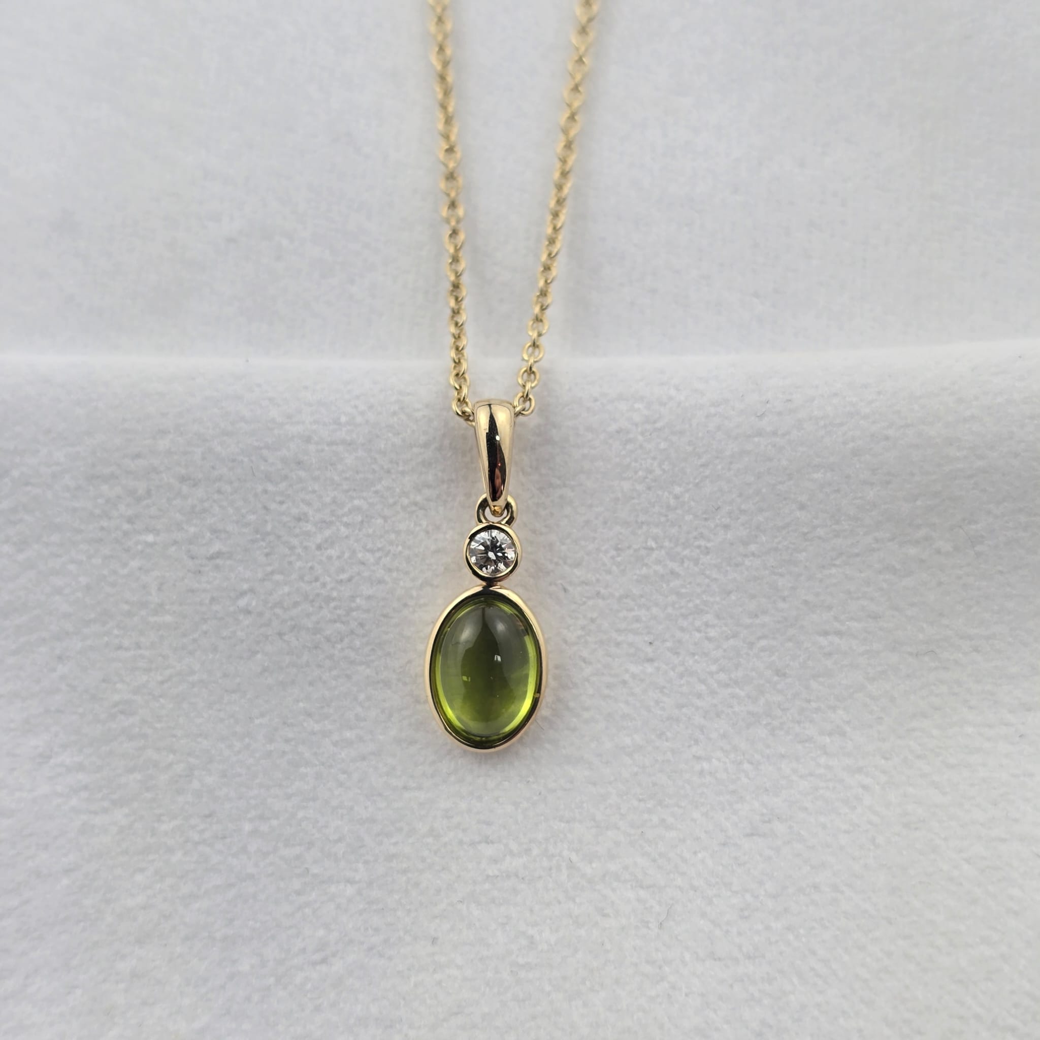 Oval Peridot Pendant