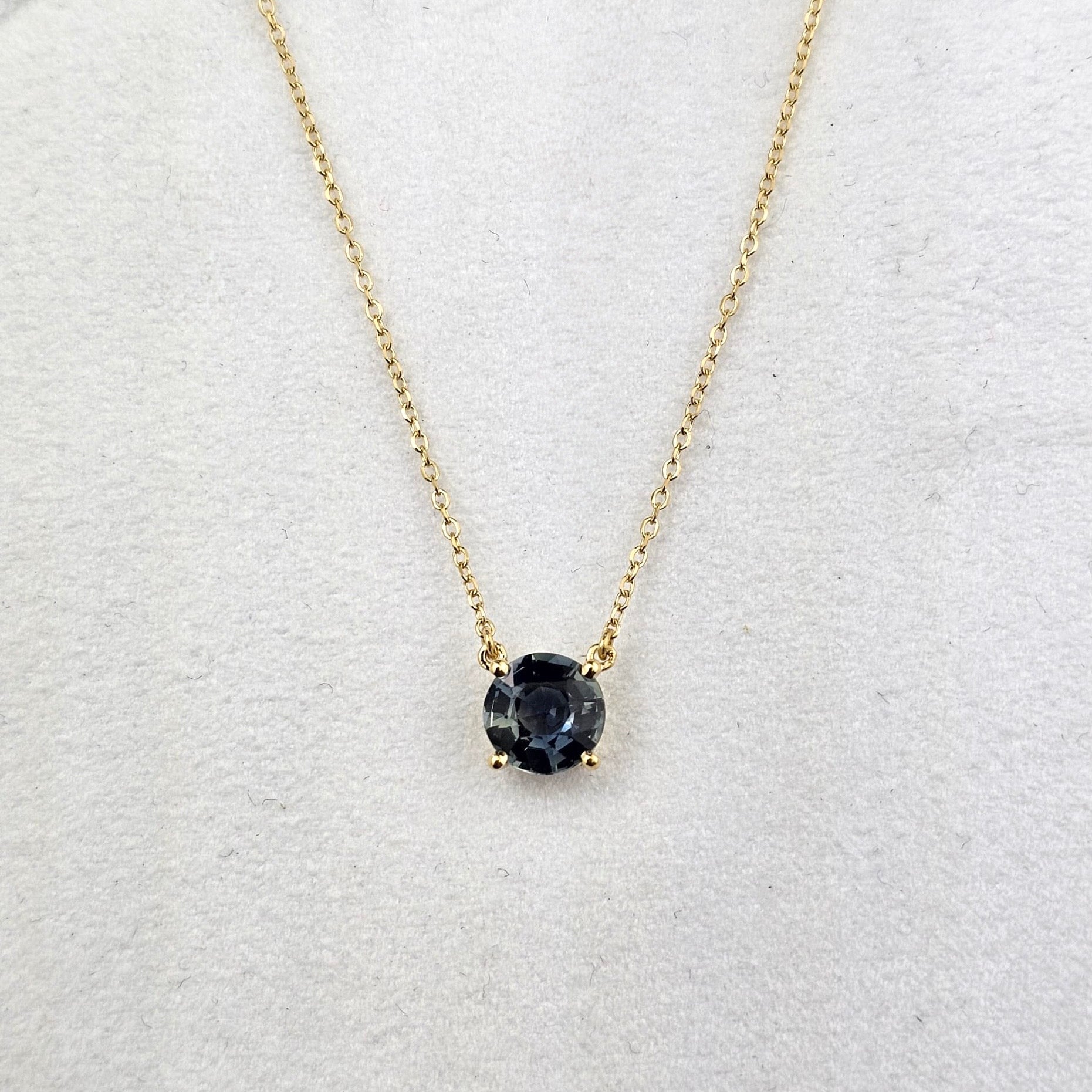 Tanzanian Teal Sapphire Pendant